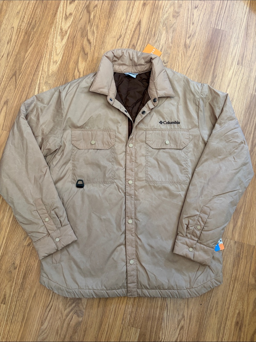Columbia Men's Beige/Tan Puffer Jacket